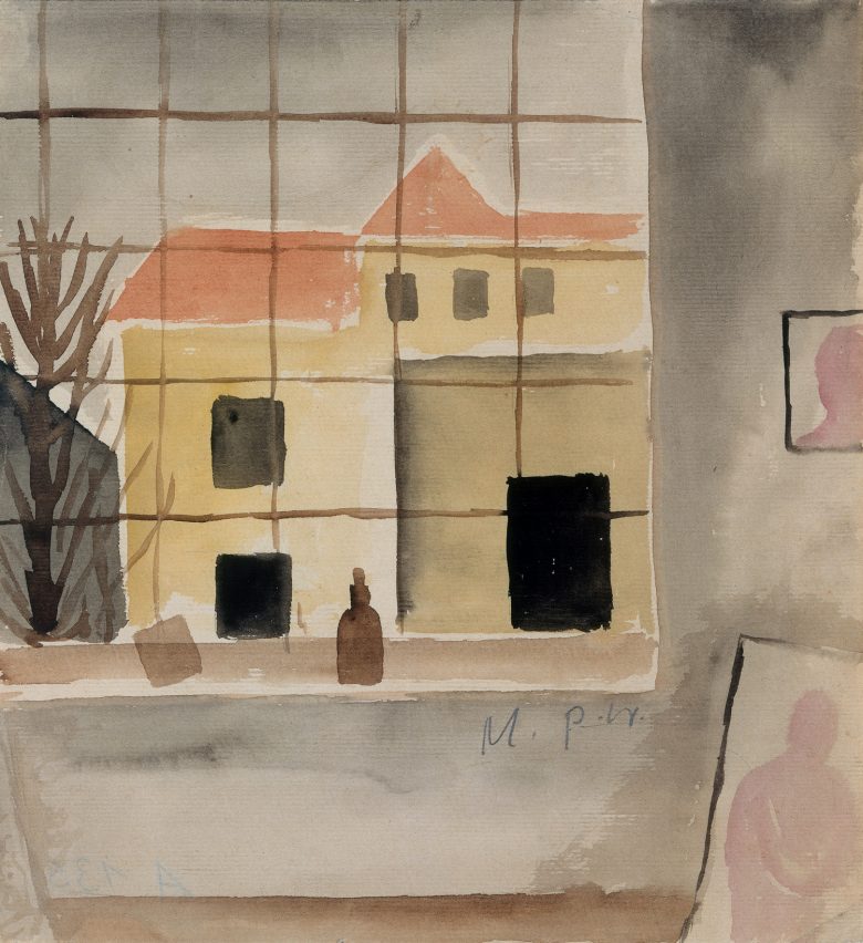 Weimar, Blick aus einem Atelier, 1920