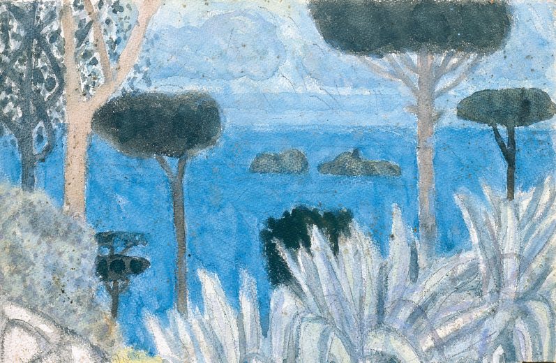 Landschaft bei Positano, 1954
