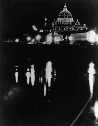 Rome, St. Peter’s by torchlight 1934